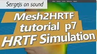 Mesh2HRTF - t07 - HRTF Simulation Tutorial