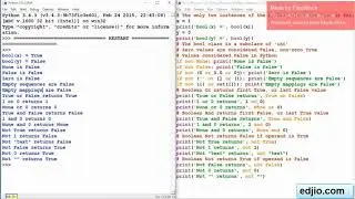 Python Programming Boolean Type