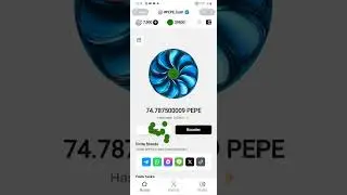 PEPE MINING ⛏️ #cryptocurrency #money #crypto #earnmoneyonline