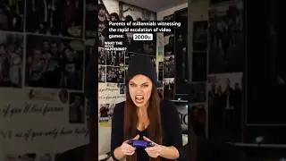 Parents of #millennials witnessing the CRAZY escalation of video games from the #90s to #2000s!