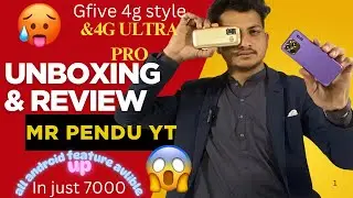 Gfive 4g style & 4g ultra pro detail review and unboxing in 2025 with Mr pendu yt all feature