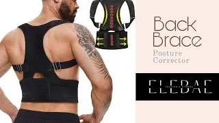 Back Pain? ELEBAE Ergonomic Posture corrector Back Support Pain Relief Belt| Best for Office Person