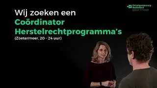 Vacature Coordinator Herstelrechtprogramma's Video