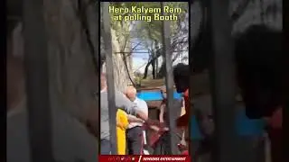 Hero Kalyam Ram at polling Booth | Telangana Elections 2023 || New Sense Entertainments