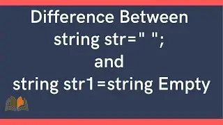 Difference between string str=