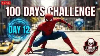 Day 12: 100 Days of Spider-Man (Ultimate Difficulty) | Stark Tech Cleanup 🕷️ (Portrait)