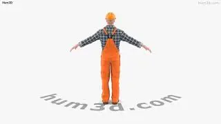 Construction Worker 3D model by 3DModels.org