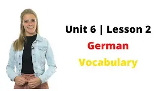 Uncle Polo Free German Course for beginners | Unit 6 | Lesson 2 | German Vocabulary