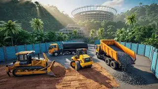 &ldquo;Construction Simulator 4 | Jungle Mansion Build + Basketball Stadium Upgrade 🚧🔥 Part 3&rdquo;