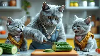 Tiny Kittens Eating Chips