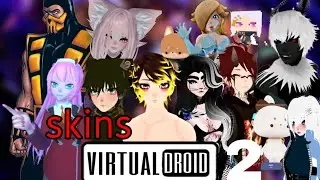 virtual droid 2 top 25 best skins | avatars for virtual droid 2 | #virtualdroid2 #vd2 #vd2skins