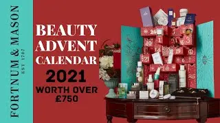 FORTNUM AND MASON 2021 BEAUTY ADVENT CALENDAR REVEAL #BeautyAdventCalendars #London | JOS ATKIN