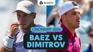Grigor Dimitrov vs Sebastian Baez First Career Meeting | Cincinnati 2026 Highlights