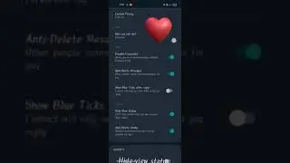 hide view status / whatsapp status view hide /GB whatsapp setting / special features of whatsapp ❤️