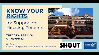Know Your Rights for Supportive House Tenants