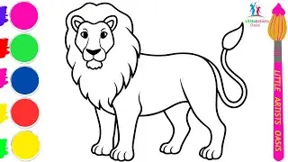 How to Draw a Cute Lion | Easy Step by Step Tutorial