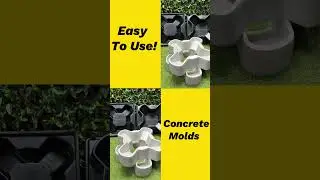Garden Tower Concrete Mold Set  #gardening #gardenbuilding #garden #concretemolds #garden tower