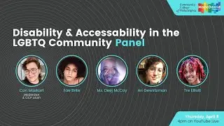 Disability and Accessibility in the LGBTQ Community Panel