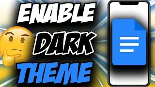Google Docs Dark Mode ✅ How To Enable Dark Theme On Google Docs On Android