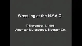 1905 Wrestling at the New York Athletic Club