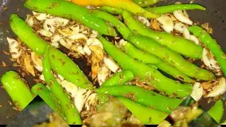 Hari mirchi ka rajasthani saag | हरी मिर्ची रो राजस्थानी साग | Green chilli recipe |