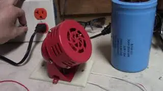 How to make a DC siren wind up or down slower.