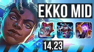 EKKO vs VLADIMIR (MID) | KR Challenger | 14.23