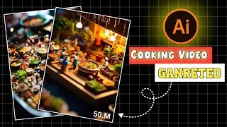 Viral AI Cooking Video Ganreted #aivideogenerator #cooking #viralshorts