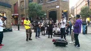 Hypnotic Brass Ensemble, Covent Garden, London - 1