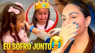 ELA CHOROU MUITO NO EXAME! 😫😭 | *dói demais em mim!*