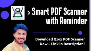 Smart PDF Scanner App with OCR & Document Reminder | Qzox Scanner