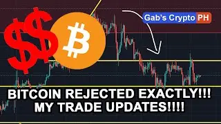 Bitcoin Rejected EXACTLY!!! What I am doing with my Trades!!! || Crypto Tagalog