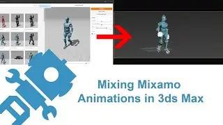 Combine Mixamo Animations in 3ds Max