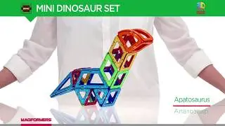 Видеообзор Магформерс Mini Dinosaur Set