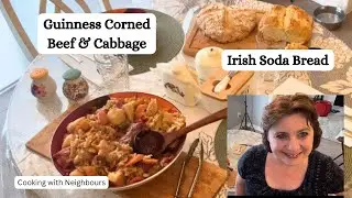 Crockpot Guinness Corned Beef & Cabbage With homemade Irish Soda Bread