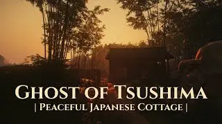 Ghost of Tsushima Peaceful Japanese Cottage at Sunset 1 Hour