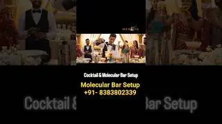 Book Cocktail Bar Setup in Delhi, Hire Bartender for Wedding and Event #flairbartending #cocktailbar