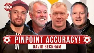 David Beckham: ‘Pinpoint!’ Man Utd Legends Scholes, Brown, May, Pallister