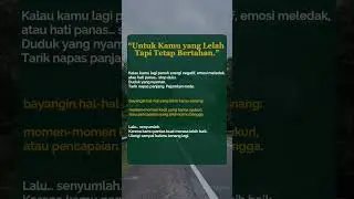 Untuk Kamu yang Lelah Tapi Tetap Bertahan #yaplife