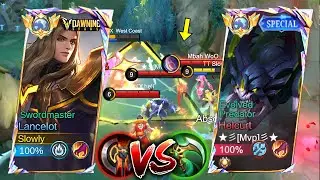 PERFECT GAMEPLAY! GLOBAL LANCELOT VS PRO HELCURT! INTENSE MATCH! - Mobile Legends
