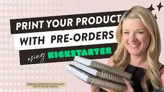 How To Print Your Products with Pre-Orders || Planner, Journal, Workbooks