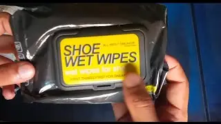 Shoe wet wipes for shoe cleaning only 44rs Flipkart
