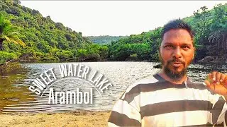 Sweet Water Lake,GOA 🏖️⛱️ || Secret Beach in ARAMBOL || 20min Trial Trek 