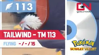 Where to Find Tailwind in Pokemon Scarlet and Violet - TM 113 Location