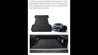 SCITOO Bed Mat Dodge Ram 2500  Review, Video #2193