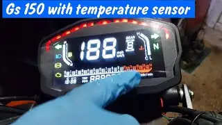 Project Suzuki Gs 150 with temperature sensor By Tamoor Pervaiz