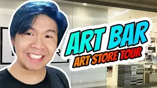 Art Bar. Art Store Tour. SM North Edsa, Manila, Philippines. 🖌️🎨
