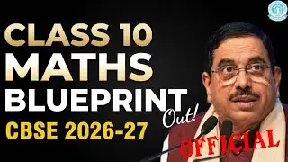 Cbse Official Blueprint For Class 10th ✅ | Session 2026-27 | Chapterwise Weightage 
