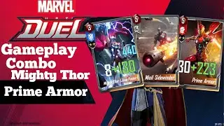 Marvel Duel | Gameplay Combo Mighty Thor with Deck Iron Man