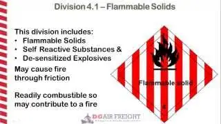 Dangerous Goods Class 4